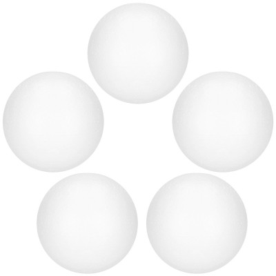 Polystyrenové koule - 10 cm, bílé, sada 5ks SPRINGOS