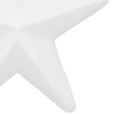 Polystyrenová hvězda - 12 cm, bílá SPRINGOS CA0235
