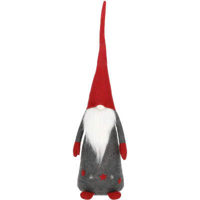 Skřítek GNOM s červenou čepicí 80 cm