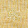 Vánoční prostírání na stůl 48x35 cm Sněhulák, zlaté