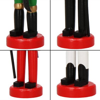 Sada Louskáčků - Vojáci ve zbroji 13,5 cm, 4ks