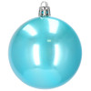 Vánoční baňky perleťově modré - sada 37ks
