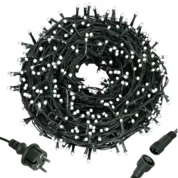 LED světelný řetěz - 121,5m, 1500LED, IP44, studená bílá