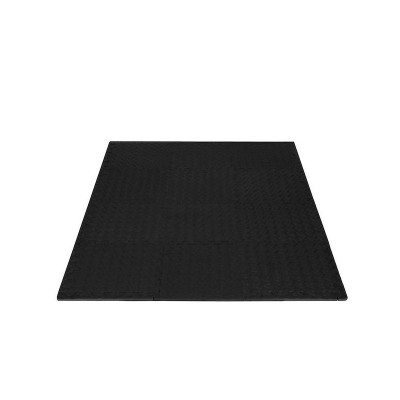 Pěnová puzzle podložka 30x30x1 cm sada 12ks SPRINGOS FM0022 černá