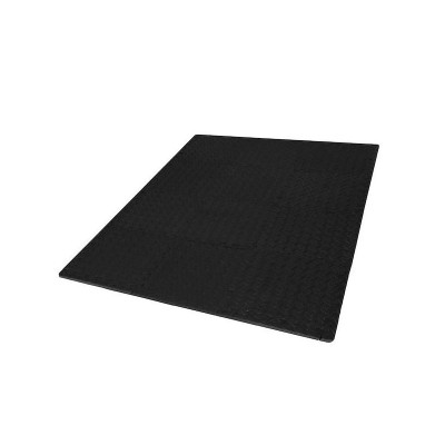 Pěnová puzzle podložka 30x30x1 cm sada 12ks SPRINGOS FM0022 černá
