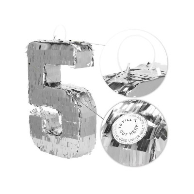 Piňata rozbíjecí SPRINGOS NUMBER 5