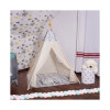 Teepee stan pro děti SPRINGOS Barevná pírka