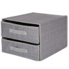 Úložný box se zásuvkami šedý SPRINGOS HA3019
