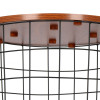 Konferenční stolek 45x42 cm, černýořech SPRINGOS CROFT
