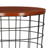 Konferenční stolek 40x39 cm, černýořech SPRINGOS CROFT