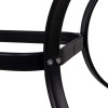 Zahradní stůl 150x90 cm SPRINGOS TOSCANA BLACK černý