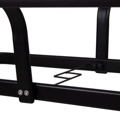Zahradní stůl 150x90 cm SPRINGOS TOSCANA BLACK černý