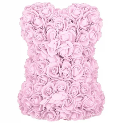 Medvídek z růží 30 cm, růžový SPRINGOS ROSE BEAR