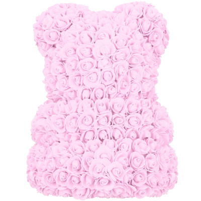 Medvídek z růží 40 cm, růžový SPRINGOS ROSE BEAR