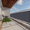 Balkonová zástěna 1x6 m, tmavě šedá SPRINGOS BALCONY