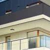 Balkonová zástěna 1x6 m, tmavě šedá SPRINGOS BALCONY
