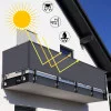 Balkonová zástěna 1x6 m, tmavě šedá SPRINGOS BALCONY