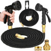 Zahradní hadice flexibilní 30 m, černá SPRINGOS MAGIC-HOSE