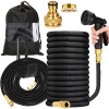 Zahradní hadice flexibilní 30 m, černá SPRINGOS MAGIC-HOSE