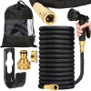 Zahradní hadice flexibilní 30 m, černá SPRINGOS MAGIC-HOSE