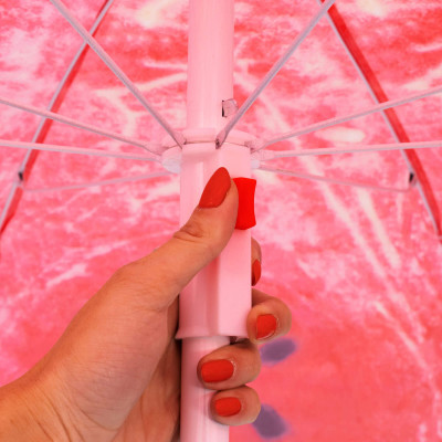 Zahradní slunečník 160 cm, meloun SPRINGOS VIVA BU0020