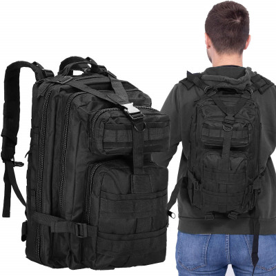 Turistický batoh 35l, černý SPRINGOS MARINER