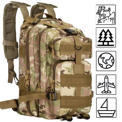 Turistický batoh 35l, khaki SPRINGOS MARINER