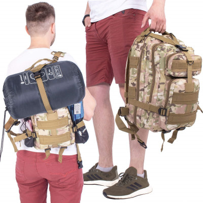 Turistický batoh 35l, khaki SPRINGOS MARINER