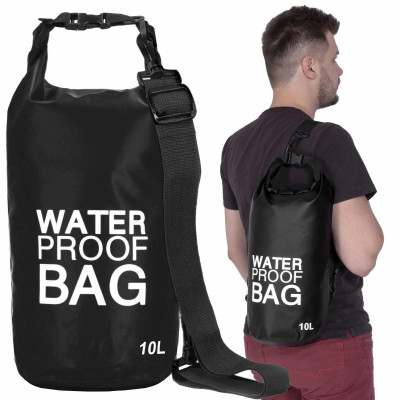 Nepromokavý vak 10l SPRINGOS WATER PROOF BAG černý