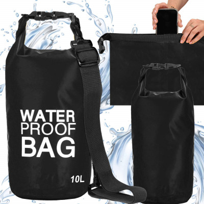 Nepromokavý vak 10l SPRINGOS WATER PROOF BAG černý