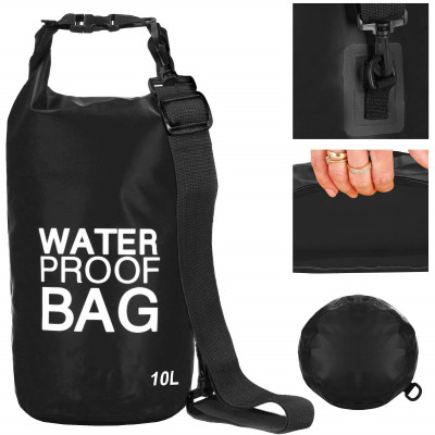 Nepromokavý vak 10l SPRINGOS WATER PROOF BAG černý