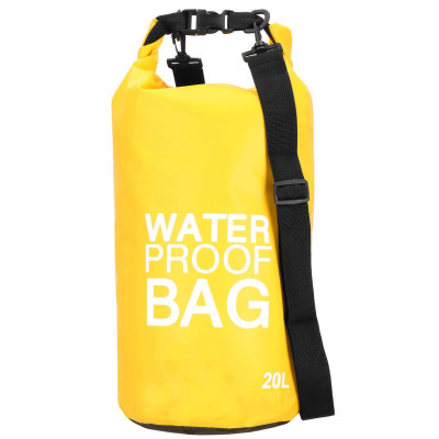 Nepromokavý vak 20l SPRINGOS WATER PROOF BAG žlutý