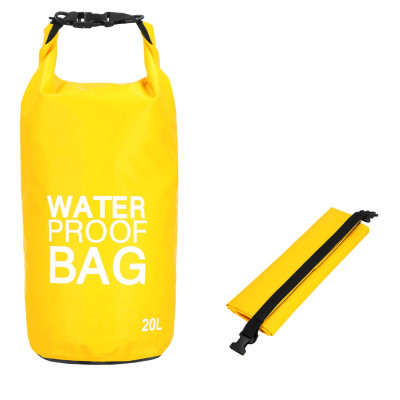 Nepromokavý vak 20l SPRINGOS WATER PROOF BAG žlutý