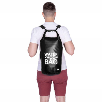 Nepromokavý vak 20l SPRINGOS WATER PROOF BAG černý