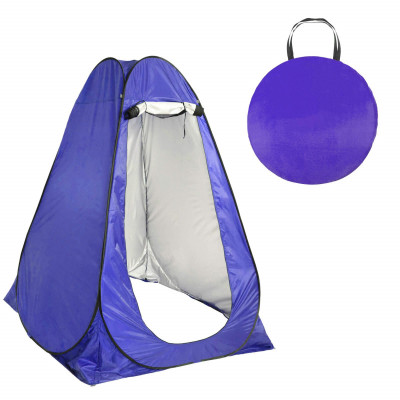 Plážový pop up stan 150x150x190 cm, modrý SPRINGOS PULA