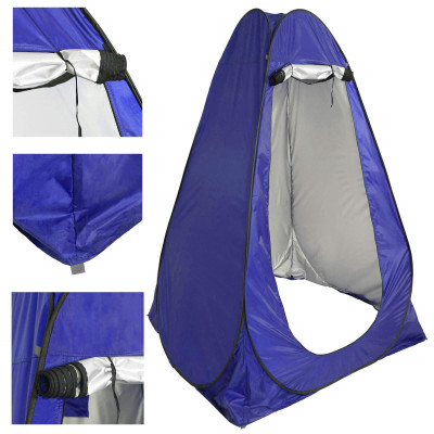 Plážový pop up stan 150x150x190 cm, modrý SPRINGOS PULA