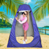 Plážový pop up stan 150x150x190 cm, modrý SPRINGOS PULA