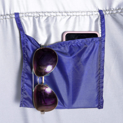 Plážový pop up stan 150x150x190 cm, modrý SPRINGOS PULA