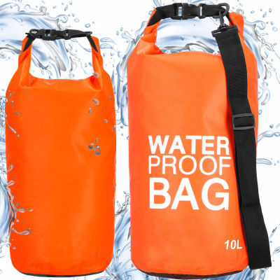 Nepromokavý vak 10l SPRINGOS WATER PROOF BAG oranžový