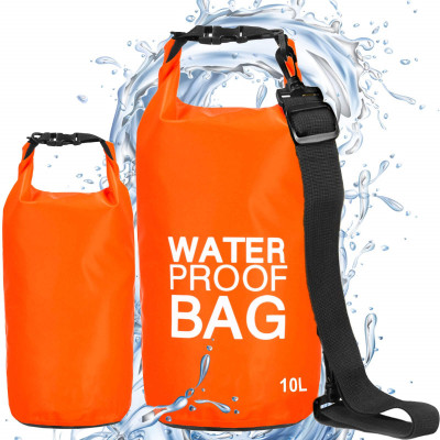 Nepromokavý vak 10l SPRINGOS WATER PROOF BAG oranžový