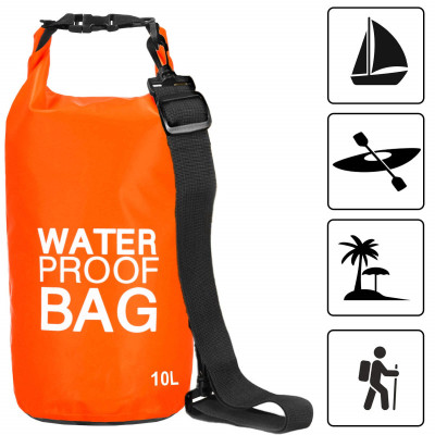 Nepromokavý vak 10l SPRINGOS WATER PROOF BAG oranžový