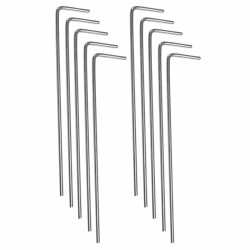 Stanové kolíky 20x3 cm sada 10ks SPRINGOS PT021