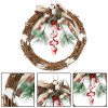 Adventní věnec s mašlí 20 cm