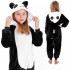Pyžamo Kigurumi Panda černo-bílé, vel. 120-130 cm SPRINGOS