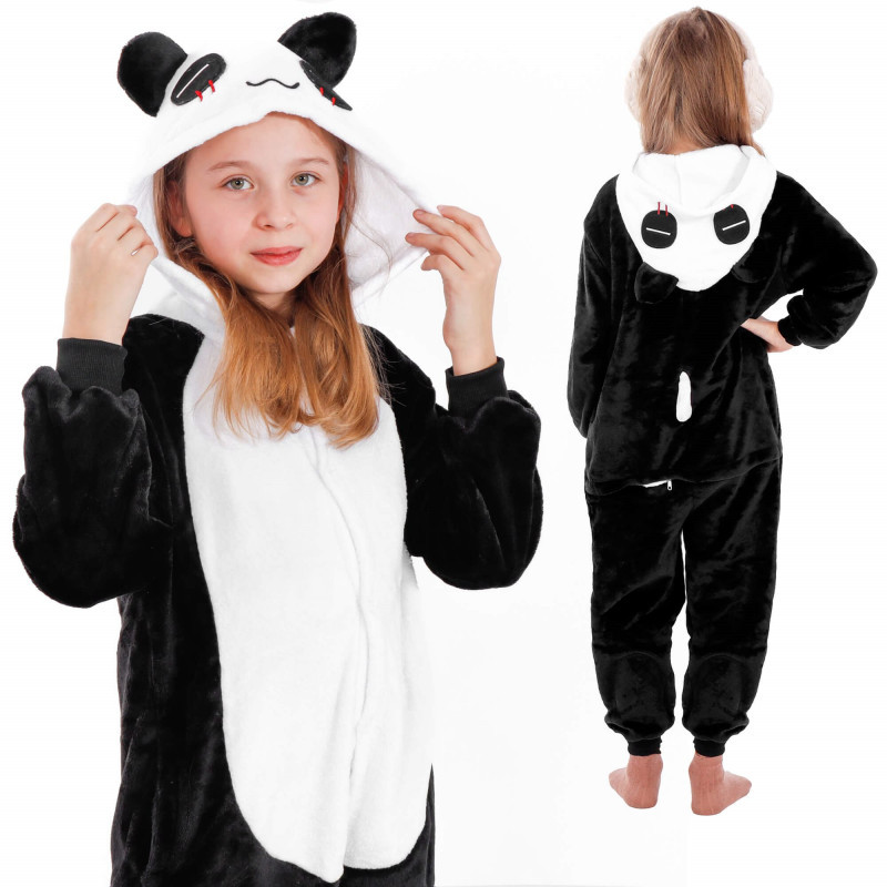 Pyžamo Kigurumi Panda černo-bílé, vel. 120-130 cm SPRINGOS Pyžamo Kigurumi Panda černo-bílé, vel. 120-130 cm SPRINGOS