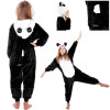 Pyžamo Kigurumi Panda černo-bílé, vel. 120-130 cm SPRINGOS
