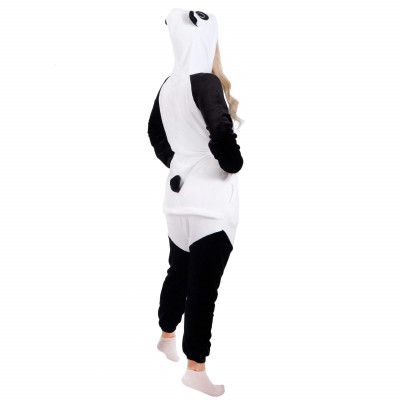 Pyžamo Kigurumi Panda černo-bílé, vel. M SPRINGOS