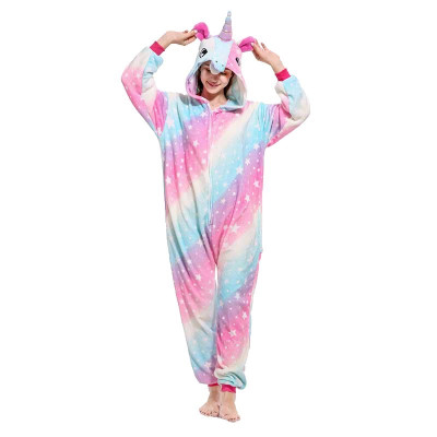 Pyžamo Kigurumi Jednorožec barevné, vel. S PRINGOS