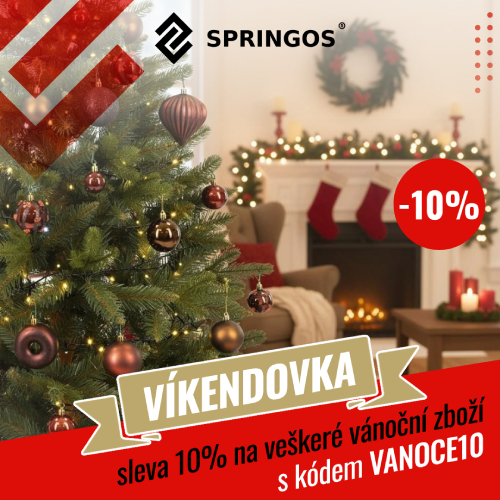 Pouze do neděle sleva 10% na vše z kategorie Vánoční osvětlení a dekorace