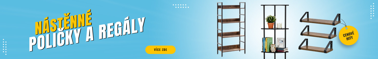 Nástěnné poličky a regály